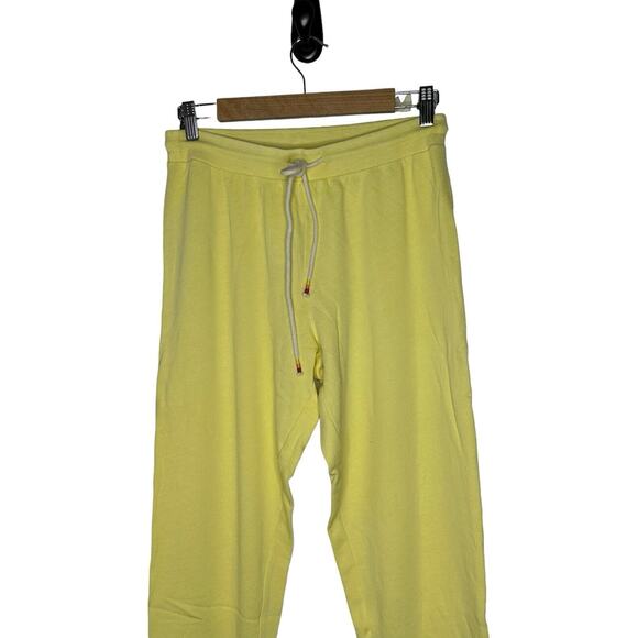 NWT Marine Layer Womens Blake Vintage Terry Joggers Small Sweatpants Pale Banana - Picture 2 of 9
